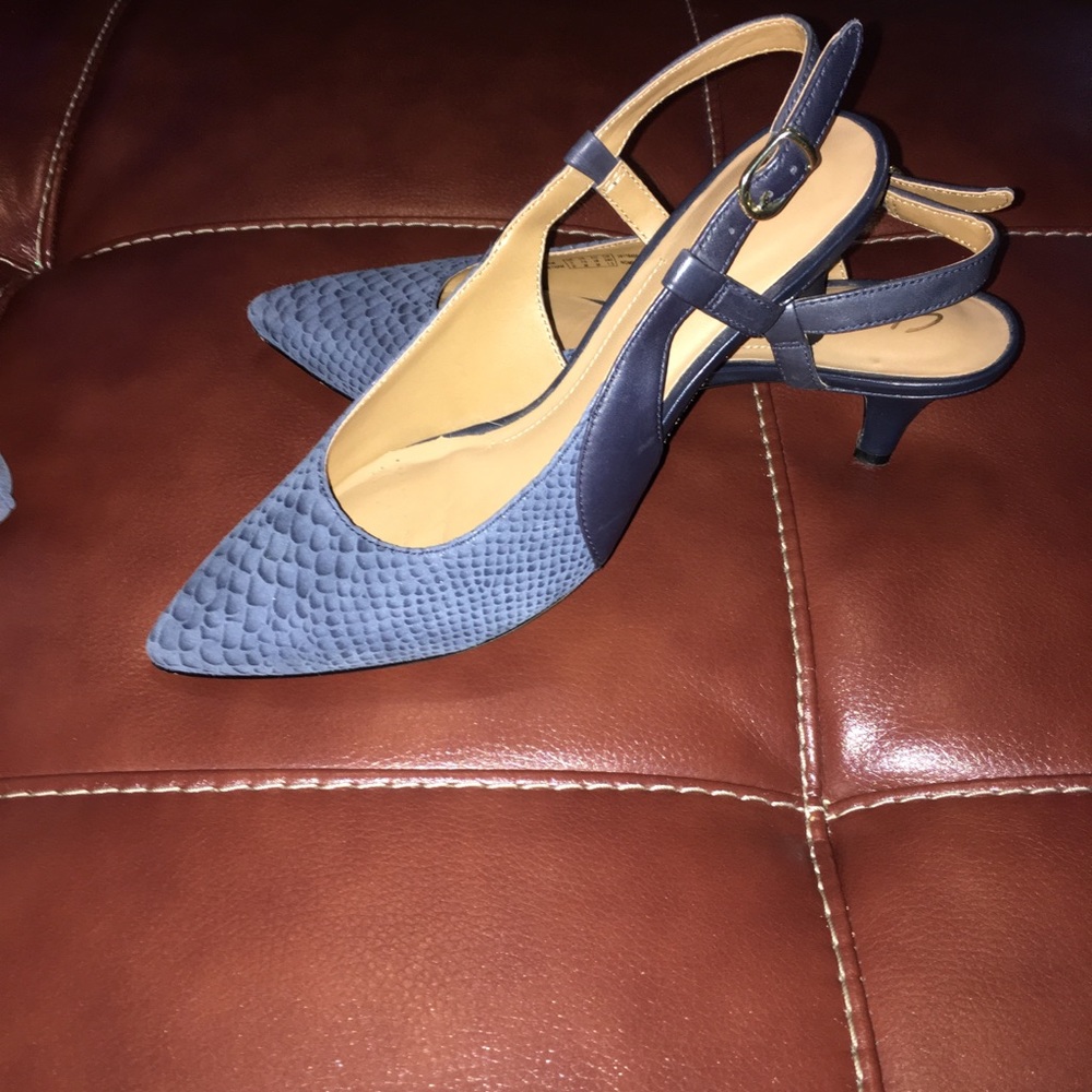 Clark’s Slingback Kitten heel Artisan collection.